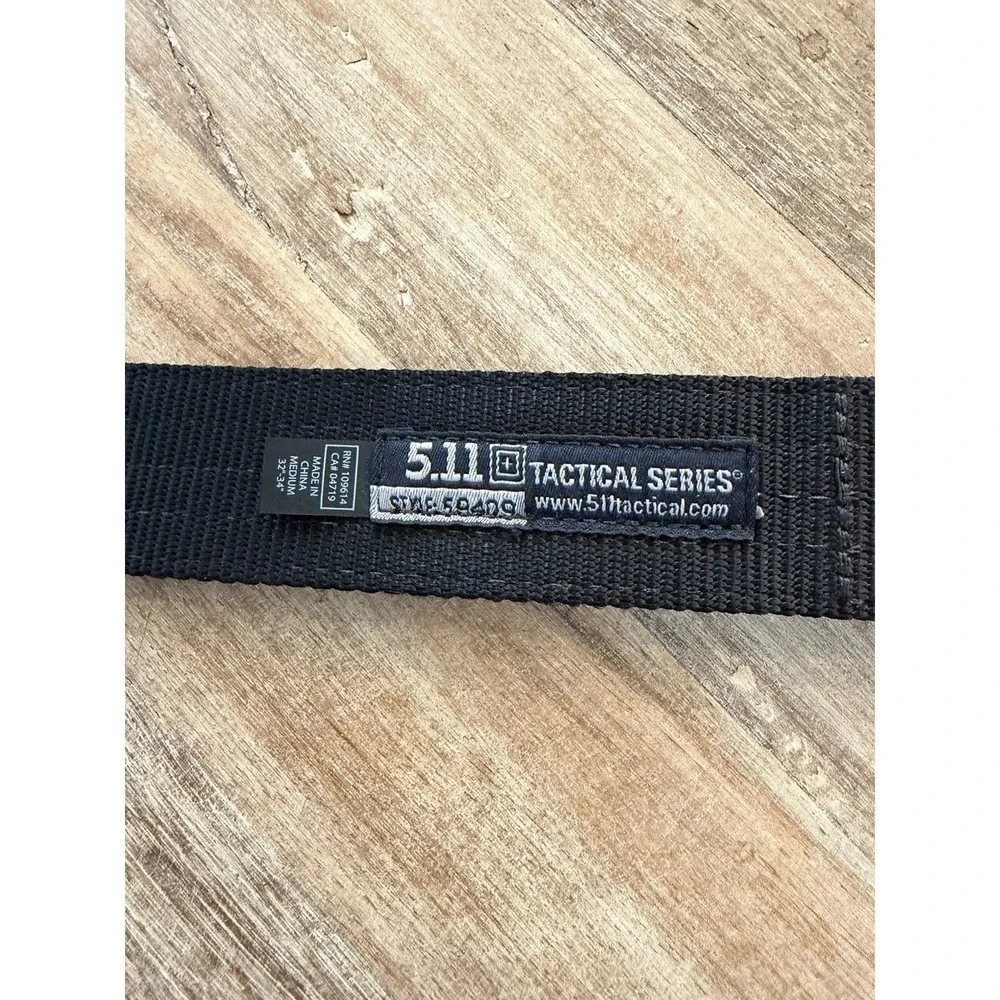 5.11 TACTICAL SERIES Men's BELT Size Medium 32-34 Heavy Duty Matte Black 1.5
